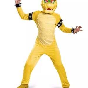 Kids Yellow Monster Costume with Mask